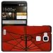 Produktbild Hülle Case Schutzhülle Cover Premium Case // M00155153 Sonnenschirm Schirm Red Stretched // Huawei Ascend Mate 7