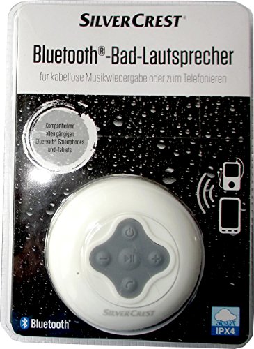 Preisvergleich Produktbild SILVERCREST® Bluetooth®-Bad-Lautsprecher (weiß)