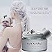 HailiCare 120g Silver Grey Hair Wax Men Women Professional Hair Pomades, Long-lasting Moisturizing Modelling Hair Styling Fluffy Matte Hair Mud Gel Cream