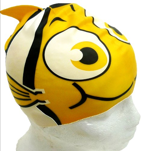Preisvergleich Produktbild gelb Goldfisch , schwimmen Kappe für Kinder