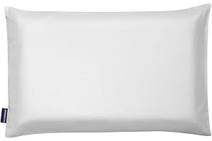 ClevaMama Pram Pillow Case, Replacement in 100% Soft Cotton - White, 22x31 cm