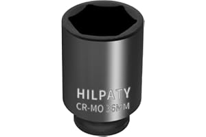 HILPATY Hlipaty Chiave a Bussola ad Impatto 36 mm con Attacco da 1/2", Cr-Mo, Lunghezza 78 mm