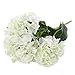 Produktbild SOLEDI Künstliche Blumen Hydrangea Mallorca Bouquet 5 Köpfe Home Hotel Hochzeit Party Garten Blumendekor