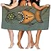 Produktbild guolinadeou Funny Turtle Big Fish Beach Towels Ultra Absorbent Microfiber Bath Towel Picnic Mat for Men Women Kids