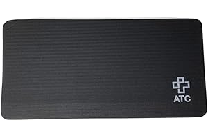 ‎ATC HANDELS GMBH ATC Handels GmbH Kniematte Comfort 40x20x1,5cm - für Pilates, Yoga, Gymnastik, Fitness zur Entlastung von Knien, Ellenbogen, Unterarmen und Handgelenken, Gelenkschonend und schmerzfrei - schwarz