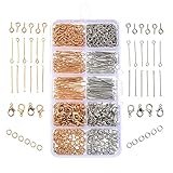 Einfach zu lagern: diese Schmuckstücke finden Teile in einer Plastikbox verpackt, und die Box hat 10 Gitter für die Organisation dieser Teile geordnet, tragbare Fall kann mit Ihnen getragen werden