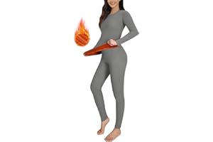 Vijamiy Conjuntos Térmicos Ropa Interior Térmica Mujer Camiseta Manga Larga Pantalon Interior Funcional Conjuntos para Invierno