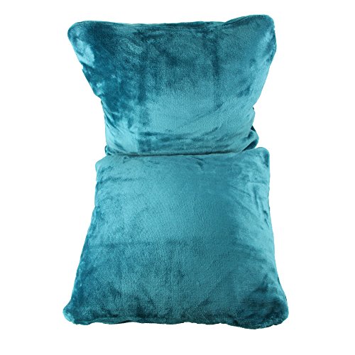 Gözze Kissenbezug 2er-Set, Cashmere Feeling, 50 x 50 cm, Petrol, 40132-54-A2 - 4