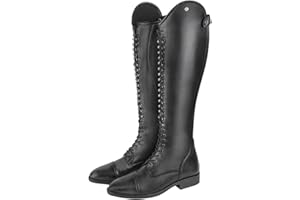ELT Portland Polo - Botas de equitación para mujer, color negro, Negro Largo, 39 EU Ancho