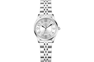 Szaikyri Clasica Reloj Mujer con Numerales Árabes de Tiempo Fácil de Leer Mujer Reloj con Calendario Resistente al Agua