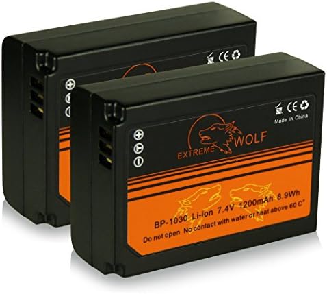 Bundle – 2 x ED-BP1030 Battery Packs for Samsung NX200 | NX210 | NX300 | NX1000 | NX1100 NX2000