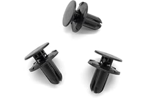 CARSO Fender Liner Retainer Clip Fastener I 8mm Plastic Rivet Compatible with Hyundai 86595-2T500 1420608250B 865952T500 (20)