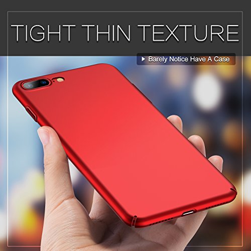 Humixx Funda iPhone 8 Plus  Funda iPhone 7 Plus Carcasa iPhone 8 Plus Alta Calidad Ultra Slim Anti-Rasgu  o y Resistente Huellas Dactilares Totalmente Protectora Caso de Pl  stico Duro Cover Case para Apple iPhone 7 Plus iPhone 8 Plus Skin Series 