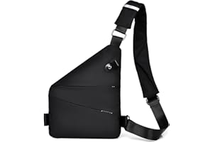 ELECTRI-HQ Anti Diebstahl UmhäNgetasche，Schultertasche Herren，Herren-Schultertaschen，Anti Diebstahl Tasche,Brusttasche, Diebstahlsichere Tasche, Sicherheitstasche Reise FüR Damen Und Herren