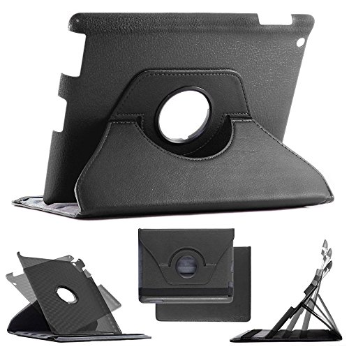Book's Cover of ebestStar  pour Apple iPad 4 Retina iPad 3 iPad 2  Housse Coque Etui PU cuir Support rotatif 360  Film Couleur Noir Dimensions PRECISES de votre appareil  2412 x 1857 x 94 mm écran 97