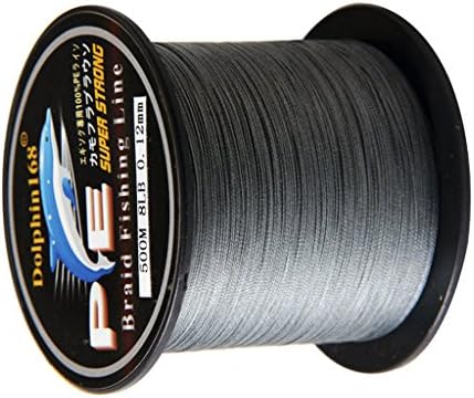 Lifebe multi-select 4 Braid Super Strong PE Fishing Line(Gray,500m/40LB)