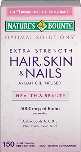 Nature's Bounty Extra Strength Hair Skin Nails, 150 Count