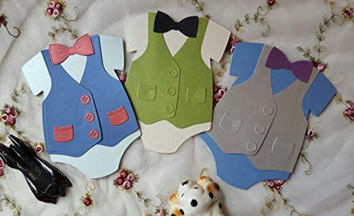 12 Onesie Baby Boy Shower Invitations Little Man Bow Tie Tuxedo, Personalized Cards, It's a Boy!, Thank you, New Baby Announcement, Favors, Birthday, Baptism, Christening