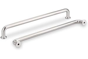 SYZOW 6 sztuk Uchwyty do mebli kuchennych, uchwyty do mebli niklowych satynowe uchwyty do szafek uchwyty do mebli w kształcie litery T uchwyty do szafek kuchennych 160 mm