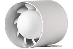 MKK Ventola di scarico, silenziosa, Ø 120 mm, cuscinetti a sfera 12 cm, 16 W - 158 m³