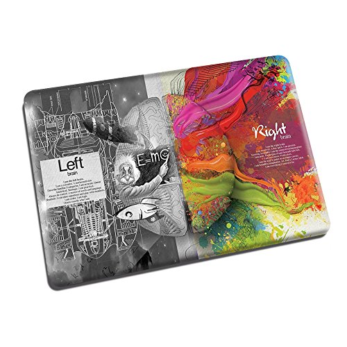 TwoL Plastik Hartschale H  lle f  r MacBook Pro 13 Zoll mit ohne Touch Bar 2016 2017 Freisetzung  Kreativ Gehirn 