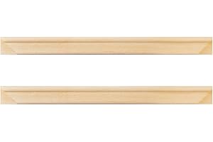 YCDC Solid Canvas Stretcher Frames, Premium Pine Wood Strips Bar Set, for Oil Paintings Poster Prints, DIY Arts Accessory Materials Supply, 14"x14"/35x35cm