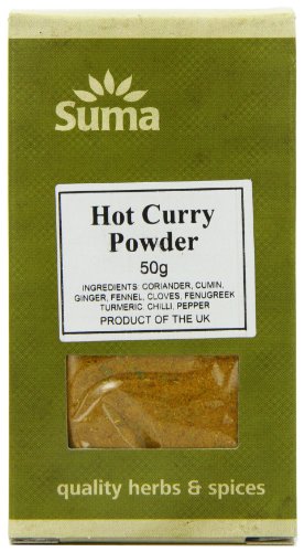 SumaHot Curry Powder 50 g (Pack of 6)