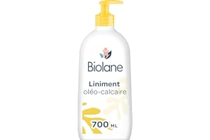 BIOLANE – Liniment oleo calcaire Bébé – Nettoyant sans rinçage – 98% Origine naturelle – Peaux Sensibles - Nettoie et protège le siège de bébé – 700ml – Fabriqué en France