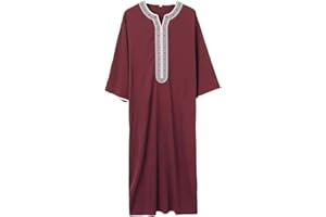 Greatfool Kaftan Herren - gebetskleidung für männer mit Premium-Qualitätsverarbeitungen - Elegant und traditionell Abaya Herren