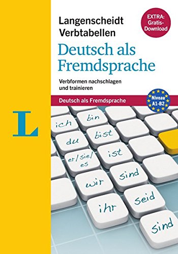 Download Langenscheidt Verbtabellen Deutsch als Fremdsprache - Buch mit Konjugationstrainer zum Download: Verbformen nachschlagen und trainieren Download Langenscheidt Verbtabellen Deutsch als Fremdsprache - Buch mit Konjugationstrainer zum Download: Verbformen nachschlagen und trainieren