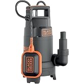 BLACK+DECKER BXUP750PTE temiz ve kirli su i&ccedil;in dalgı&ccedil; pompa (750 W, maks. pompalama kapasitesi 13.000 l/sa, maks. pompalama y