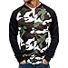 Produktbild Sannysis Herren Slim Fit Pullover Langarm Mantel Mens Herbst Winter Zip Casual Langarm Jacke Windbreaker Regenjacke Übergangsjacke