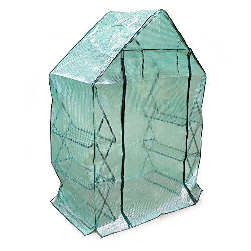 Gewächshaus Foliengewächshaus PE Treibhaus Frühbeet 143x73x195 cm