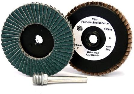 Mini Disc, Diameter 50 MM, Zircon, grainage 40, grinding, Minifächerscheibe