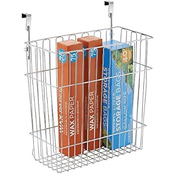 Schrankkorb zum Einhängen - Metall - weiß - Regalkorb