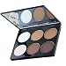U Can Be 6 Colour Contour Face Powder Makeup Blush Brownzer Concealer Palette with Mirror,#1, #1