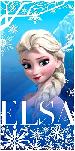 Disney Frozen Die Eiskönigin Strandtuch/Badetuch "Elsa", 70 x 140 cm, Original Lizenzware