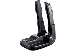 UNISOPH Boot Dryer Shoe Dryer, Glove Dryer & Boot Warmer with Timer Function and Portable Adjustable Rack, Quick Drying Boot Warmer for Drying Shoes Boots Gloves Socks(Black)