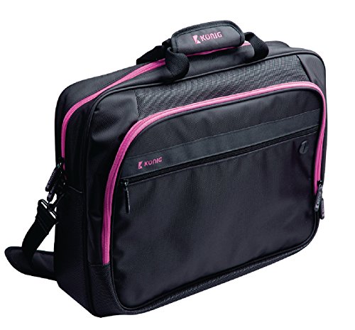 König CSNBB300PI Notebook-Tragetasche, Schwarz/Rosa - 3