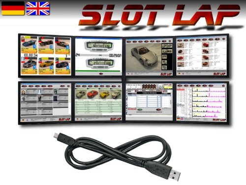 Preisvergleich Produktbild SlotLap LAP COUNTER - Carrera Zeitmessung PC Rundenzähler