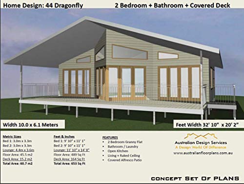 Small And Tiny Home Australian 2 Bedroom House Plan Full