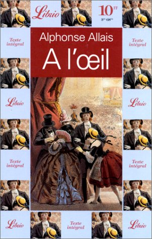 couverture de : A l'oeil