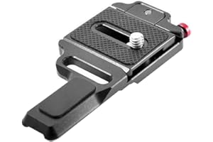 FEICHAO Placa de liberación rápida Gimbal Abrazadera de montaje Placa QR con tornillo 1/4 Compatible con Zhiyun Crane-M2