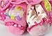Baby Activity Hanging Toy For Pushchair/Cot Pink Rattle Octopus