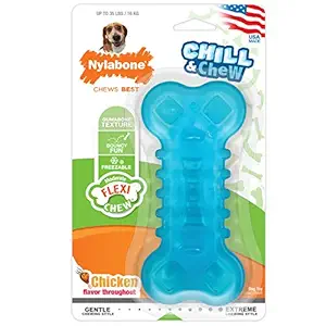 Nylabone Moderate Chill & Chew Toy Adult Dog Chicken Medium/Wolf (1 Count)