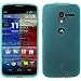 Produktbild PhoneNatic Case für Motorola Moto X Hülle Silikon türkis transparent + 2 Schutzfolien