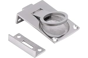 YCTZE For Recessed Handles - 2Pcs Boat Hatch Handle 57 * 40Mm 316 Stainless Steel Ring Handle Flush Hatch Locker Cabinet Pull Lift With Clamping Slot For Boat Marine