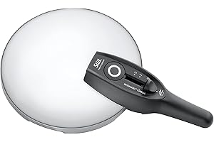 gs1 data protected company 4004633000006 2121304999 Silit Sicomatic classic pokrywka zapasowa do szybkowaru 2,5 l 18 cm, uchwyt z tworzywa sztucznego, 3 stopnie gotowania, regulacja poziomu gotowania jedną ręką, czarna