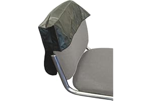 GLAMSA Professional hairdressing PVC chair back covers – Keeps chair clean – Universal size – Perfect for home or salon use – (20 Inch, Black)