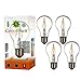 Produktbild 4×GreenSun LED 2W Kerze Glühfaden Kerzenlampe Filament Lampe 2700K Warmweiß E27 Fassung 360°Abstrahlwinkel Non-dimmable 220V